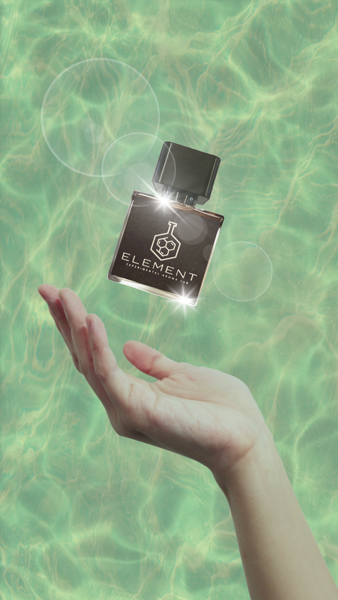 BE WATER sample vial